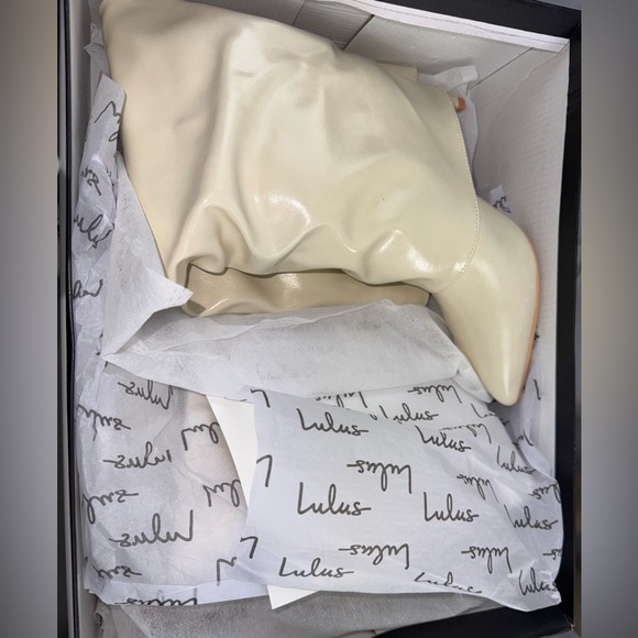 Lulus Fold-over Knee high boots size 6 - Picture 4 of 4